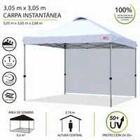 Carpa Plegable para Exterior con Bolsa de Transporte con Ruedas