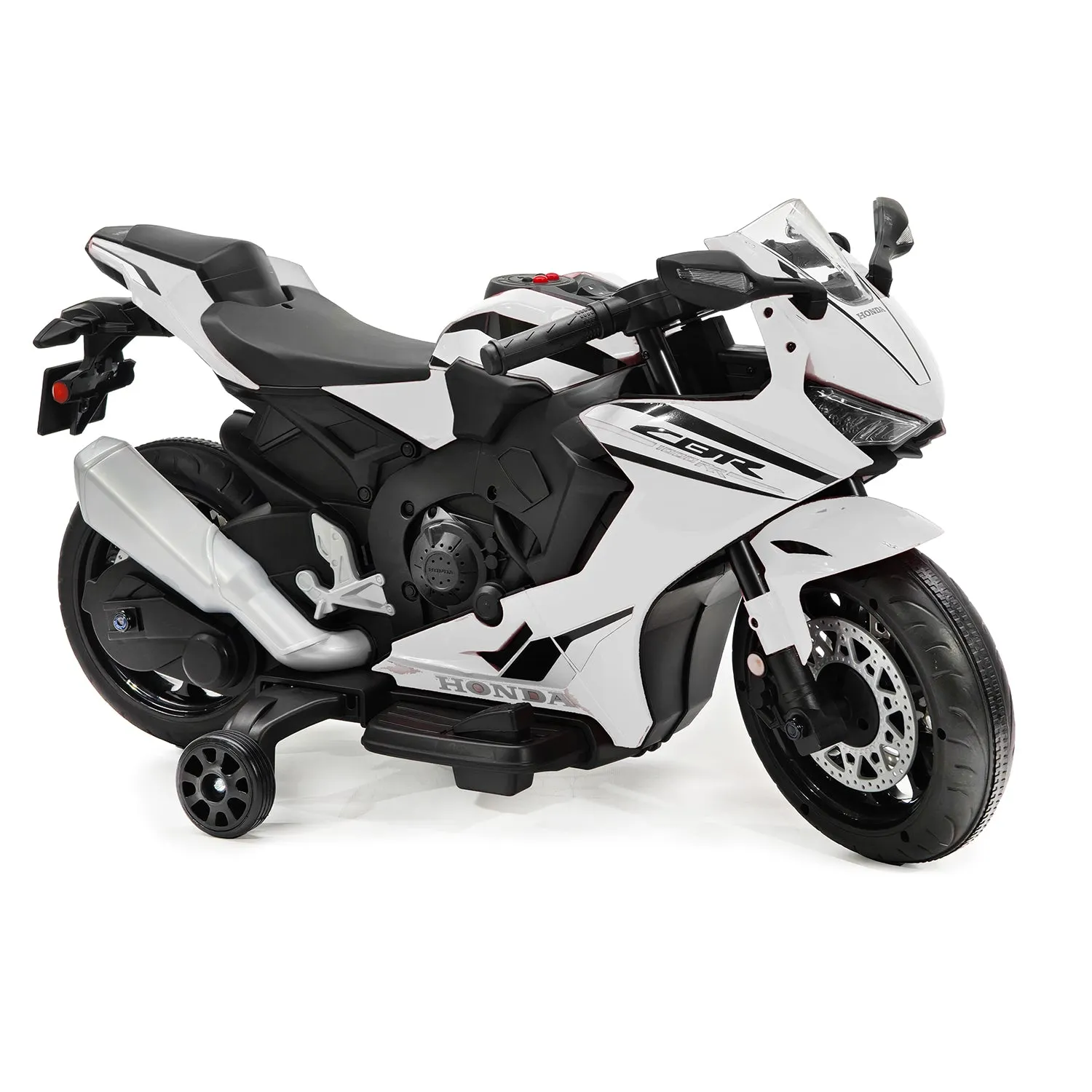 Honda CBR1000RR Moto Elettrica per Bambini Bianca 3+ Anni