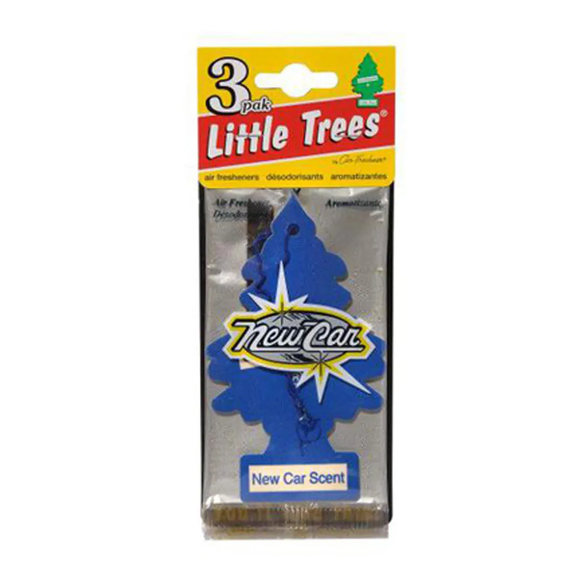Little Trees Air Freshener, New Car Scent, 3 pk