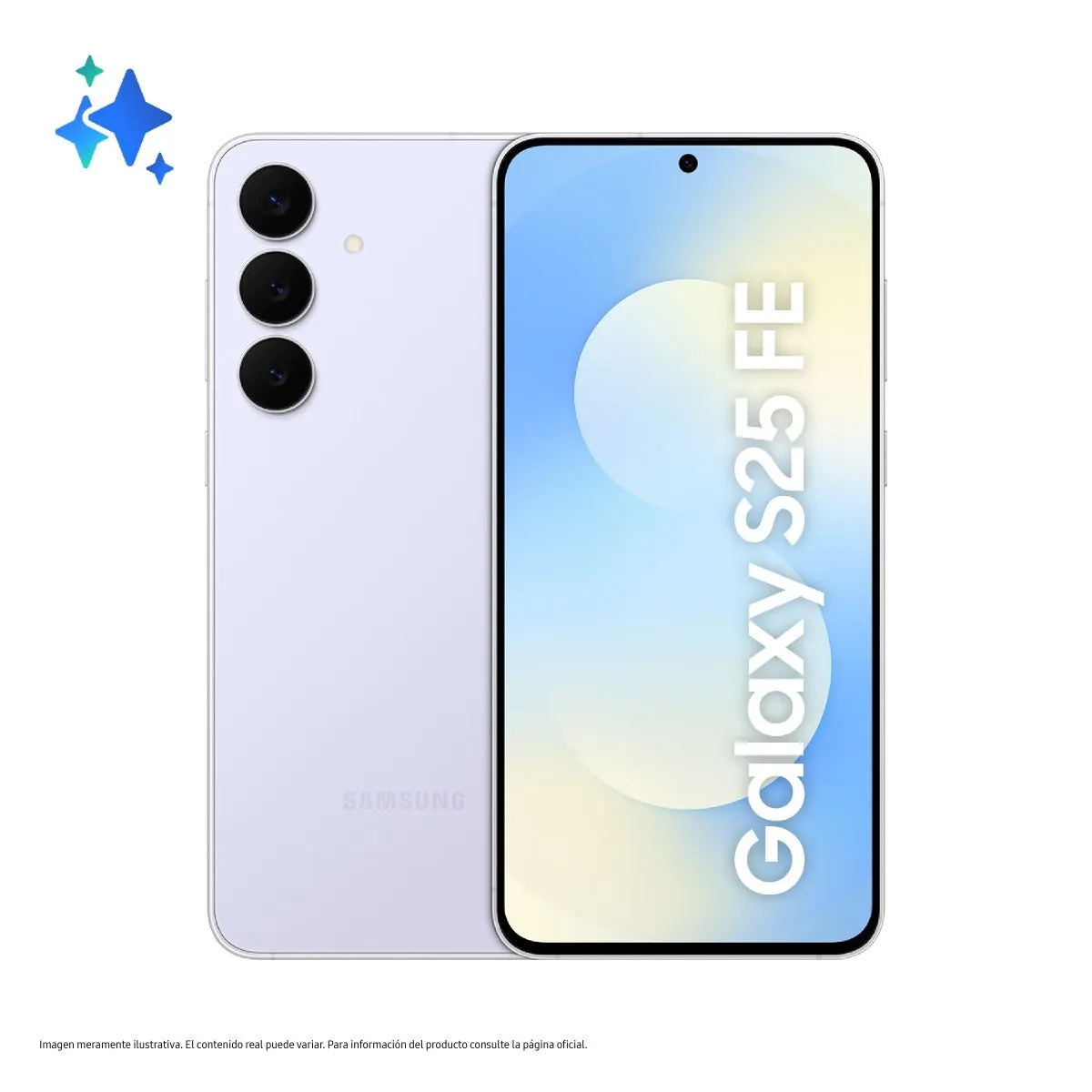 Celular Galaxy S25 FE 6.7" 256GB 8GB Icyblue