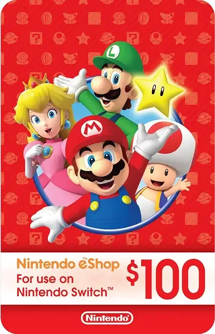 Nintendo eShop Physical Gift Card - $100