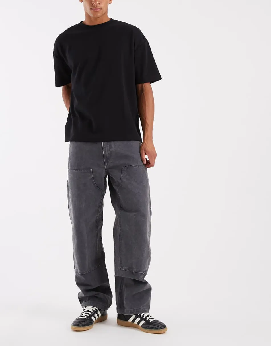 Levi's 568 loose strt dbl knee in dark grey