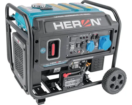 Digitální elektrocentrála HERON, invertorová 6,5kW, elektrický start, dálkové ovládání, 8896233