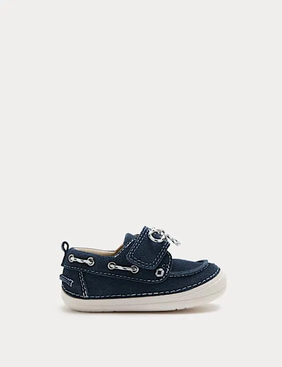 First Walker Suede Boat Shoes (2 Small-5 Small)
