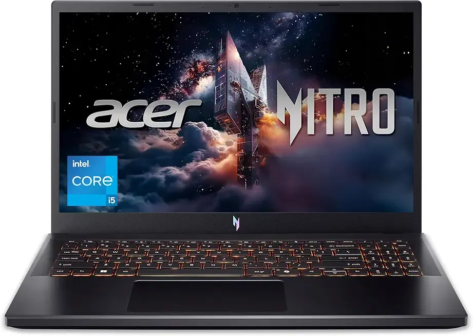 Nitro V Gaming Laptop | Intel Core i5-13420H Processor | NVIDIA GeForce RTX 4050 Laptop GPU | 15.6" FHD IPS 165Hz Display | 8GB DDR5 | 512GB Gen 4 SSD | Wi-Fi 6 | Backlit KB | ANV15-52-586Z