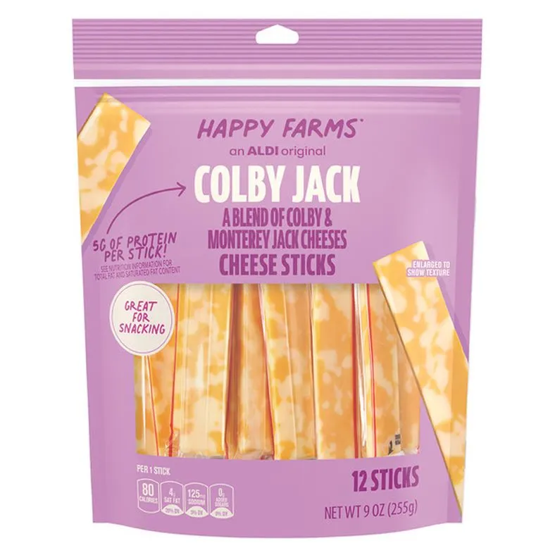 Happy Farms Colby Jack Cheese Snack Sticks