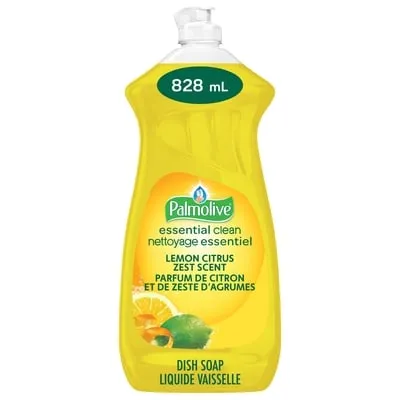 Liquid Dish Soap Essential Clean, Lemon Citrus Zest