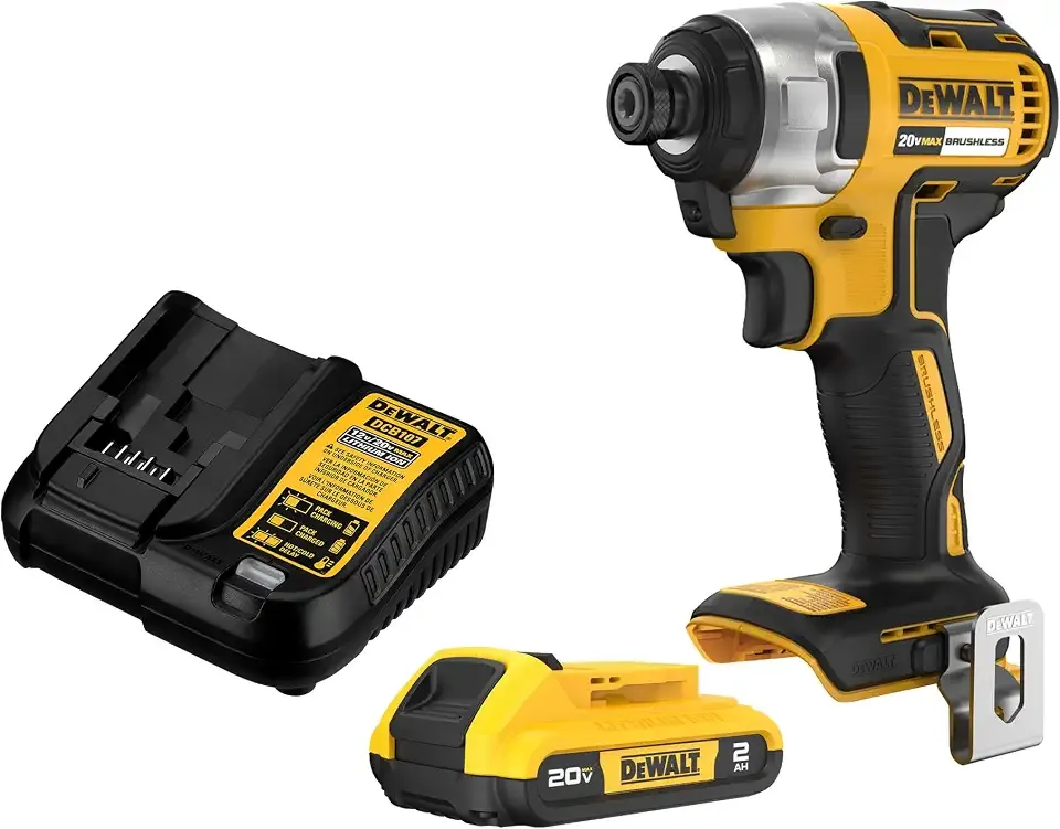 20V MAX Impact Driver, 1/4 Inch, Battery and Charger Included (DCF787D1)