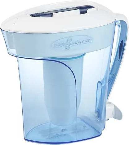 ZeroWater 10-Cup Ready-Pour 5-Stage Water Filter Pitcher 0…