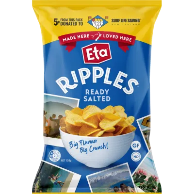 Eta Ripple Cut Ready Salted Potato Chips