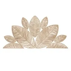 Déco murale feuilles Meera corde 160x80cm