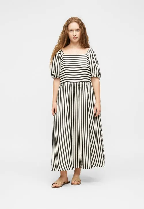 VMCRIN SQUARE NECK DRESS - Kjole - birch/black