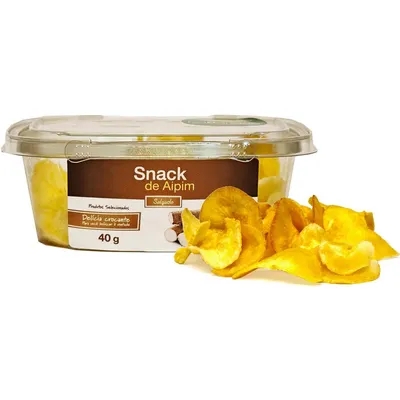 snack de aipim salgado dabanana 40g