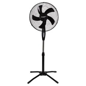 Ventilatore a piantana 5 pale Ø 40 cm 50 W, nero, Kooper