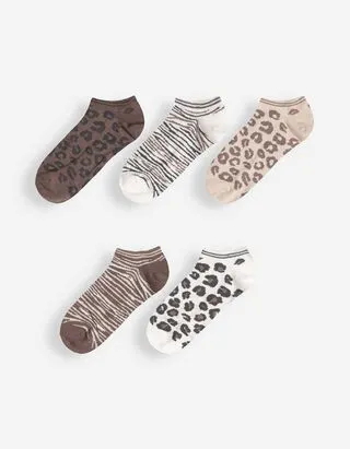 Calze sneakers - Confezione da 5 pezzi