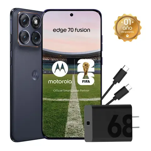 Celular Moto Edge 70 Fusion 8GB/256GB Azul