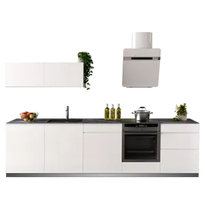 Cocina en kit DELINIA ID con altos TOKIO blanco brillo 3.00 m
