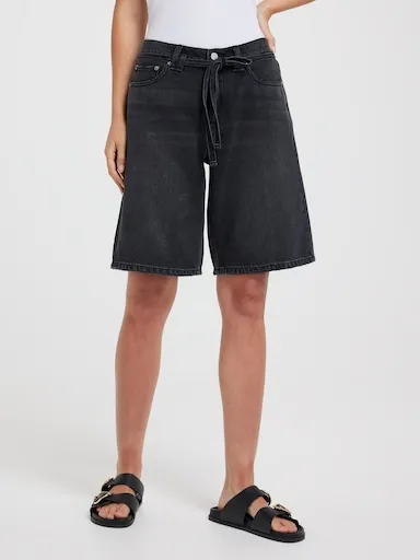 Just Jeans Originals Mid Rise Belted Bermuda Short