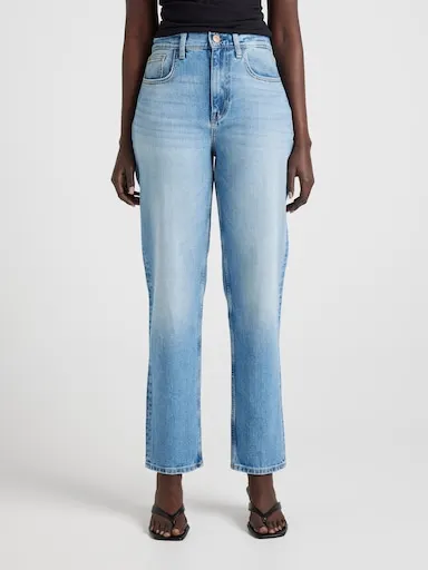 Guess New Mom Jeans In Tinted Breeze