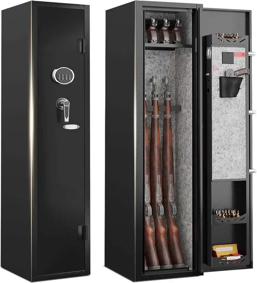2-3 Gun Safe,Gun Safe for Rifles and Pistols,Rifle Safe,Gun Cabinet,Gun Safes for Home Rifle and Pistols,Gun Cabinet for Rifles and Shotguns,Gun Safes & Cabinets