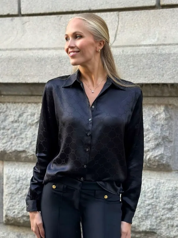 Kornelia Shirt Black pattern