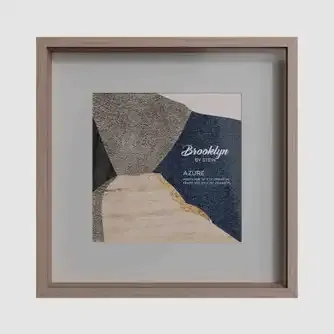 Brooklyn Azure Photo Frame Nat Wood 8x8in