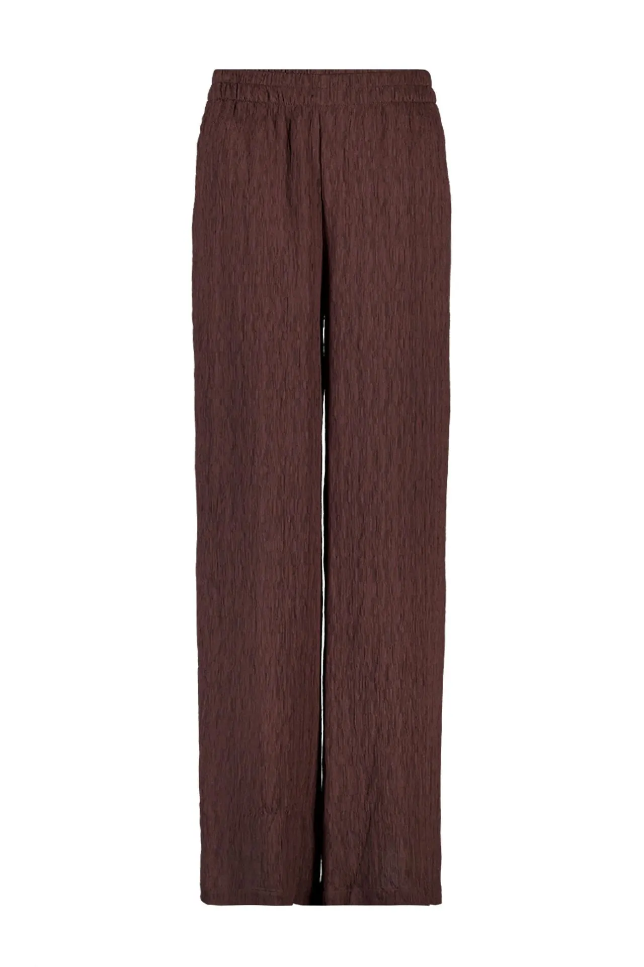 Sofia broek | Wide | Bruin | Structuur | L28/L30