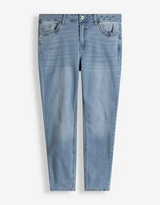 Jeans - Effetti scolorito - celeste