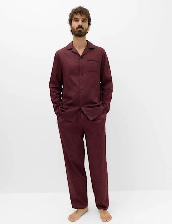 Pure Cotton Foulard Print Pyjama Set
