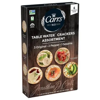 Carr's Table Water Crackers, Variety Pack, 25.5 oz