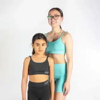 Soar Active Girls Reversible Everyday Crop