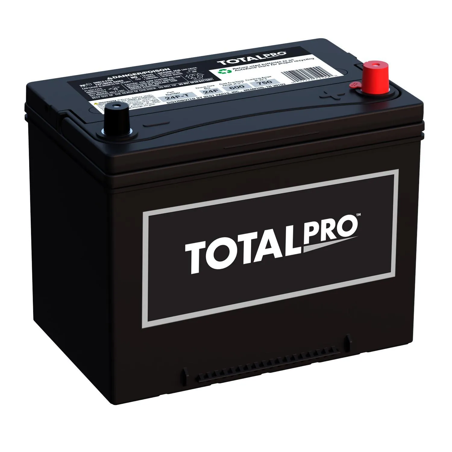 TotalPro Battery 24F / Group Size SAE - Type A 24F-T