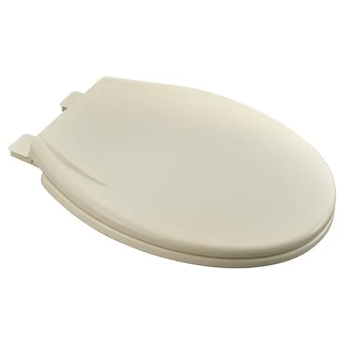 MightyTuff Slow Close and Easy Lift Off Round Front Toilet Seat in Bone