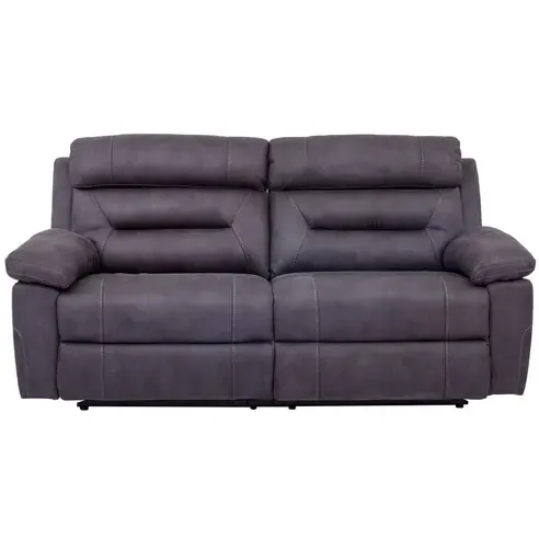 Sofa 2,5-Sitzer - grau - mit Relaxfunktion - 196 cm breit