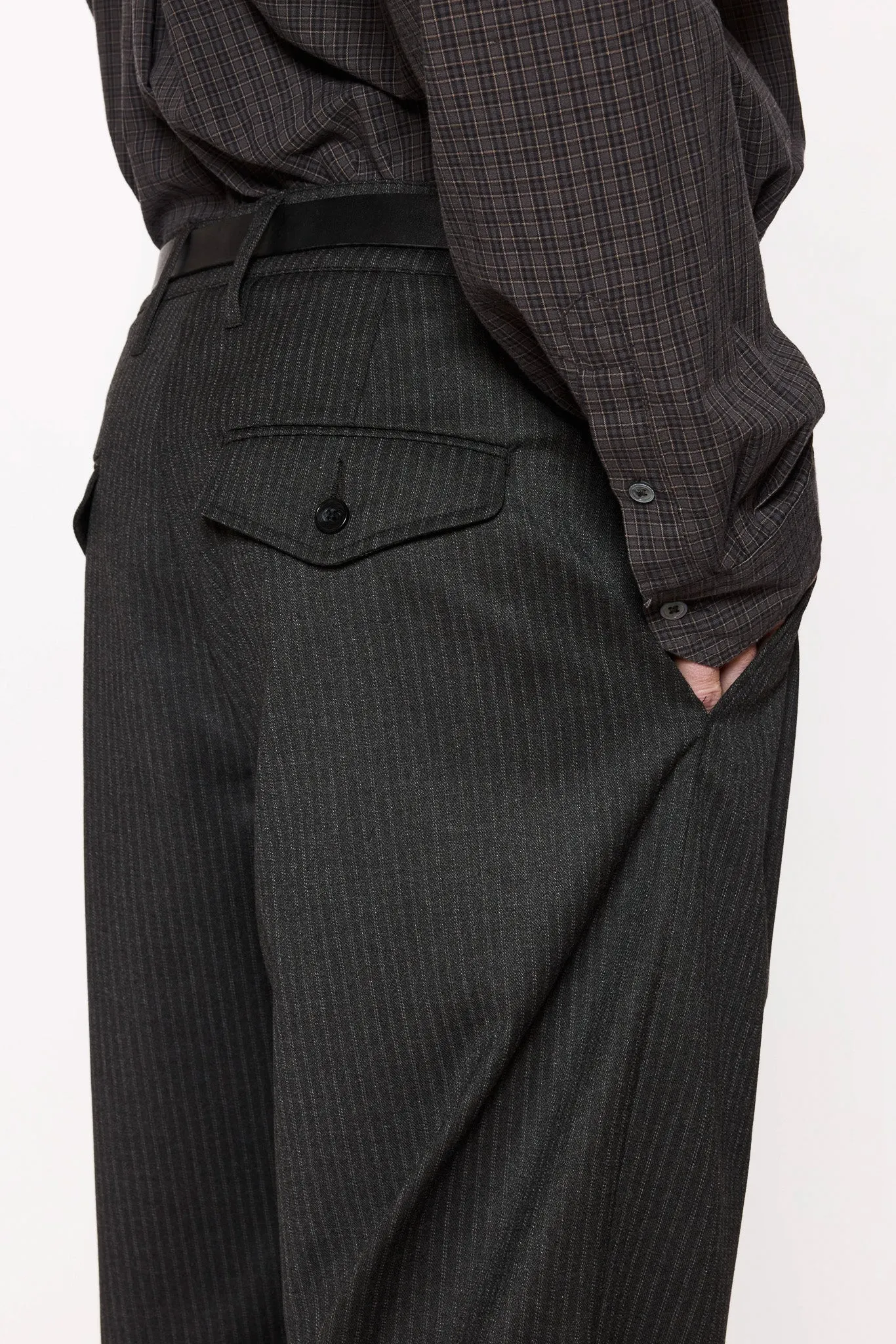 Wide-Leg Suit Trousers
