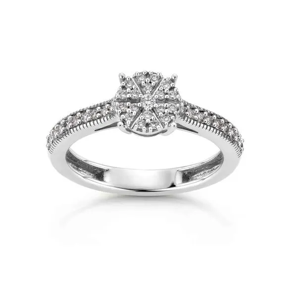 KARIN Diamantring 375 Hvitt Gull 0,25 ct