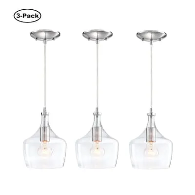 Amorette 1 -Light Antique Bronze Crystal Metal Chandelier