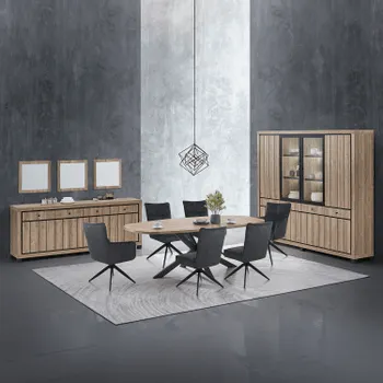 Glaskast MAKSIM Summer Oak B241