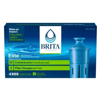 Brita Elite Replacement Water Filters, 4-count