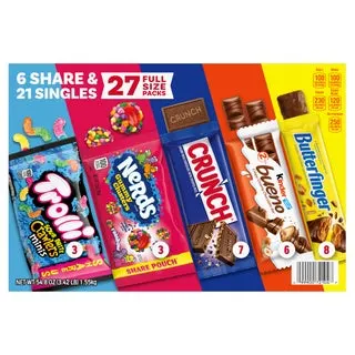 Ferrero Assorted Candy Variety Pack, 27-count