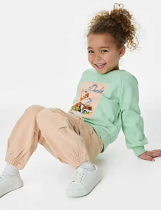 Fallschirm-Hose mit hohem Baumwollanteil in Baggy-Fit (2–8 J.)