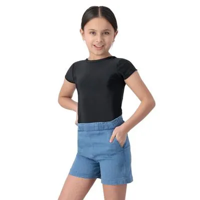 Body Fantastic Niña Diseño Liso Cuello Redondo