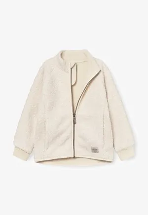 MATCEDRIC TEDDYFLEECE JACKET UNISEX - Fleecejakke - angora cream