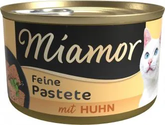 Miamor Pastete mit Huhn für Katzen 12 x 85 g