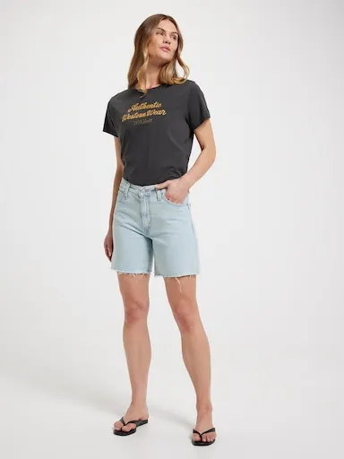 Levi's 94 Baggy Short In Mister Twister Cut Hem