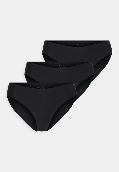 PURE NO SHOW SOLID 3 PACK - Briefs - black