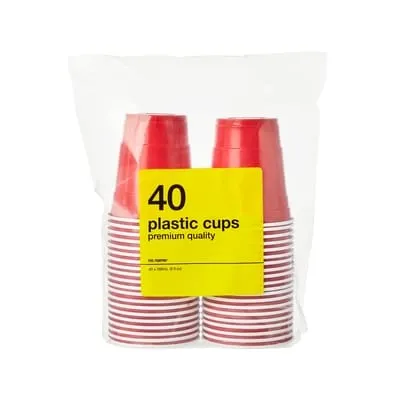 Plastic Cups 40 Pack