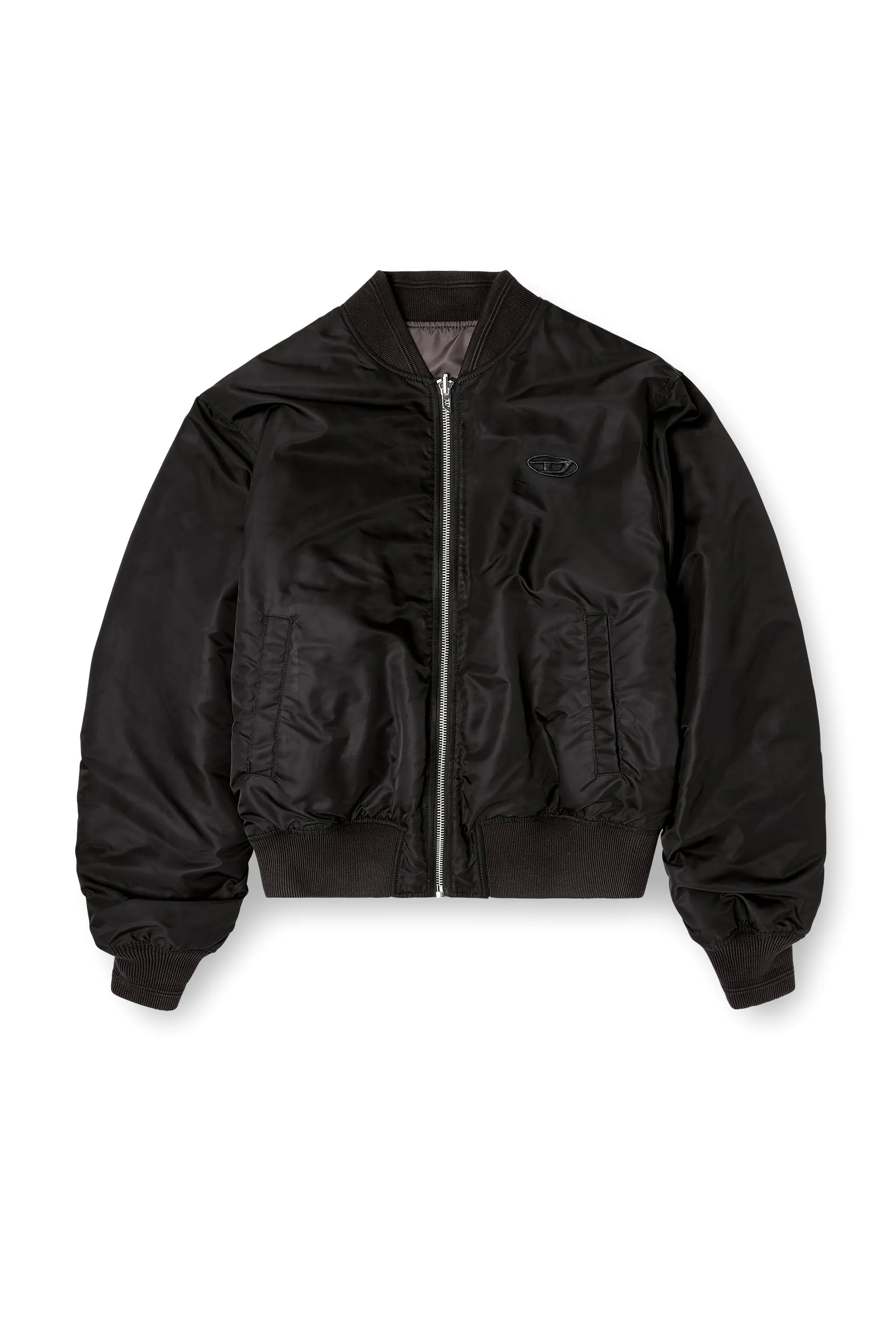 Padded bomber jacket with Oval D embroidery