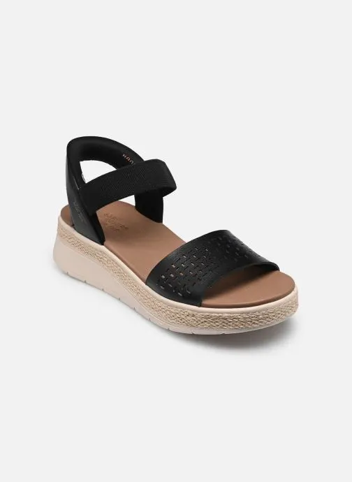 Sandalen met sleehak en plateau SLIP-INS Bobs Sun Ray - Step Aside dames zwart