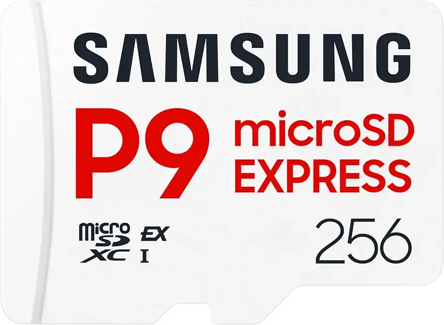 Samsung P9 Express microSD Express Card, 256GB microSDXC Memory Card, Up to 800 MB/s, for Nintendo-Switch ™ 2, (MB MK256T/AM)
